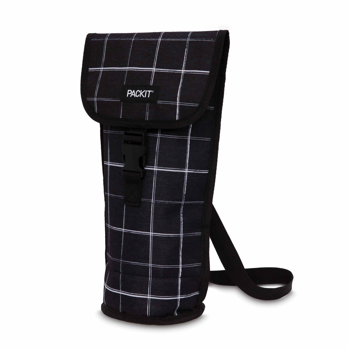 freezable-wine-bag-k2 freezable-wine-bag-black-grid-angled-left.jpg