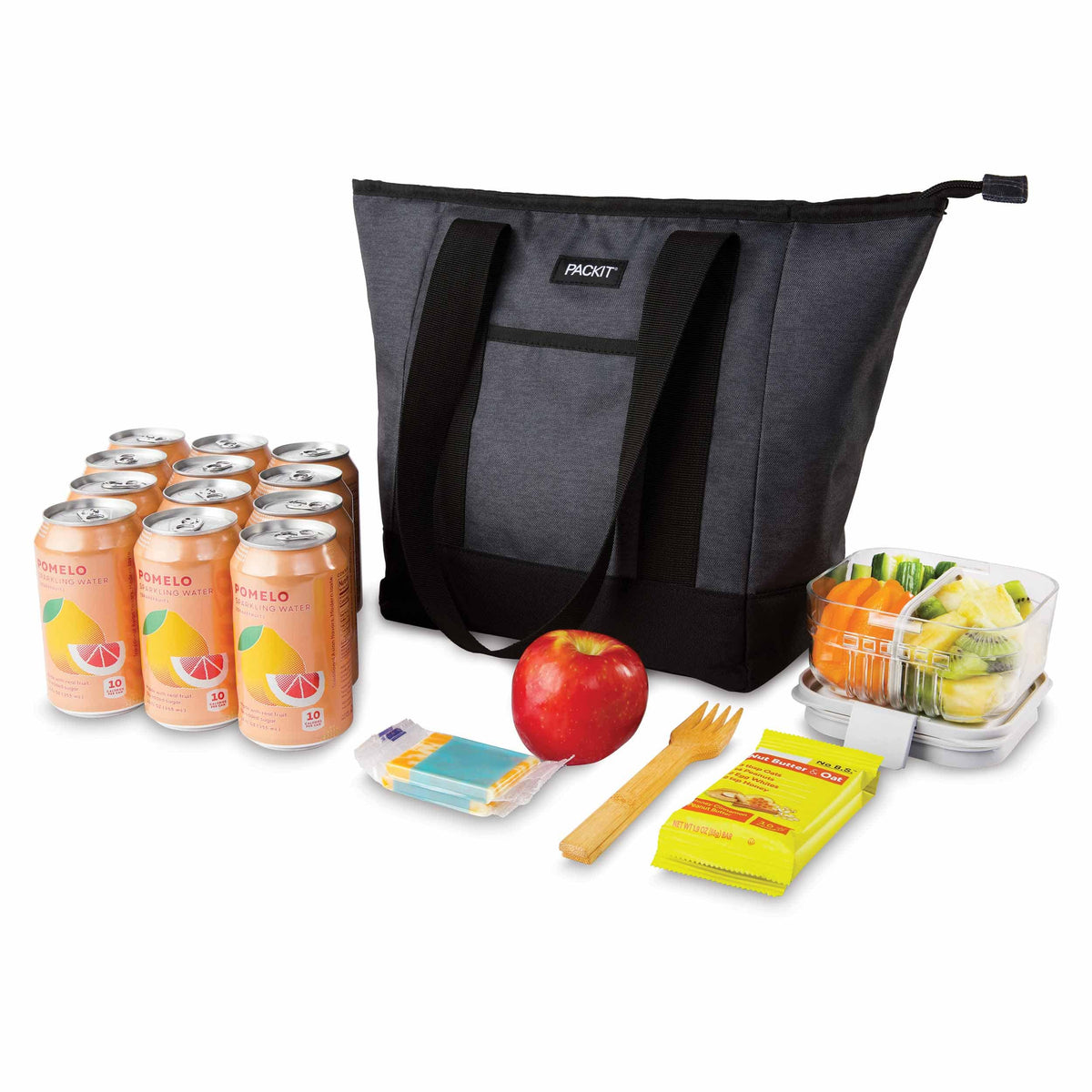 freezable-12-can-tote-cooler-r3 freezable-12-can-tote-cooler-city-charcoal-food-combo.jpg
