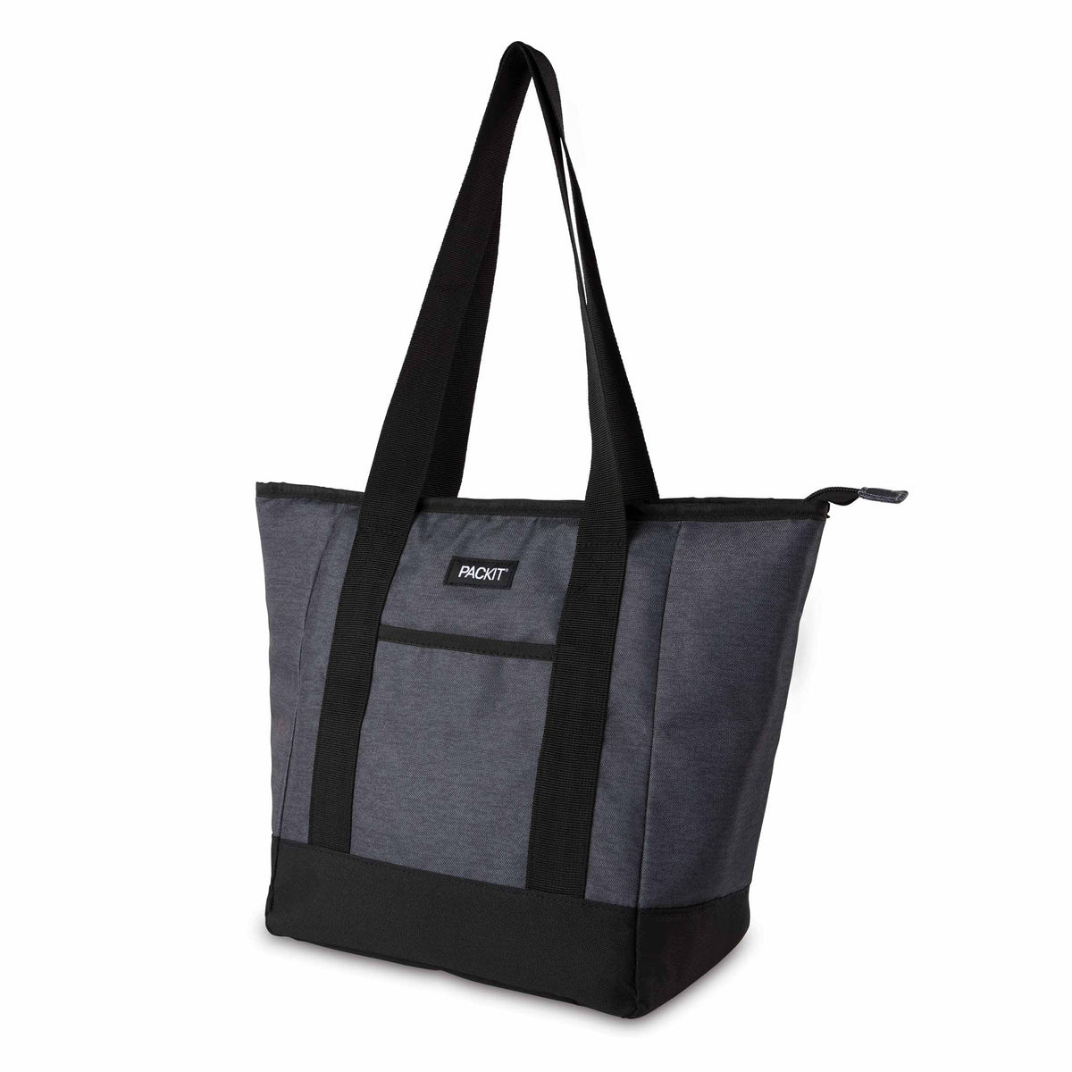 freezable-12-can-tote-cooler-r3 freezable-12-can-tote-cooler-city-charcoal-left-angled.jpg