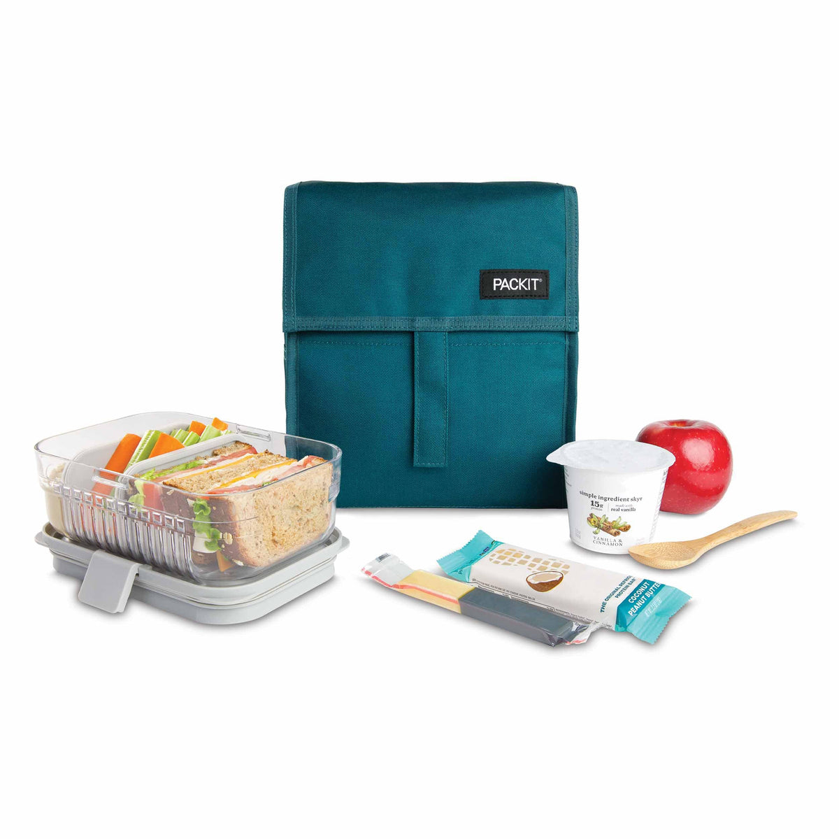 freezable-lunch-bag-z4 freezable-lunch-bag-deep-teal-food-combo.jpg