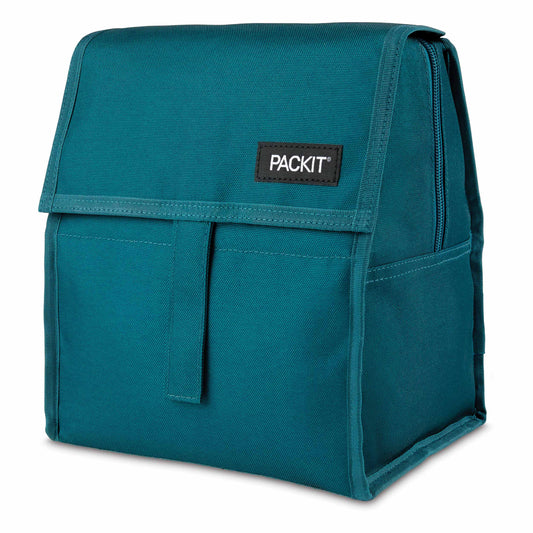 freezable-lunch-bag-z4 freezable-lunch-bag-deep-teal-left-angle.jpg